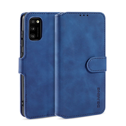 Retro Leather Edge Galaxy A41 Case with Hand Strap