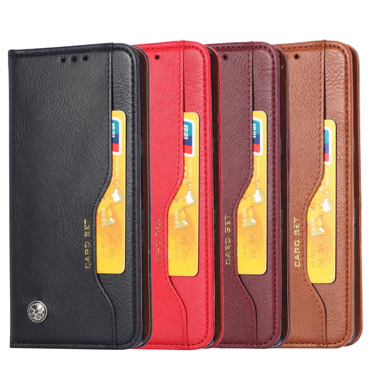 Classical Knead Leather Galaxy A41s Case with Notes Pocket