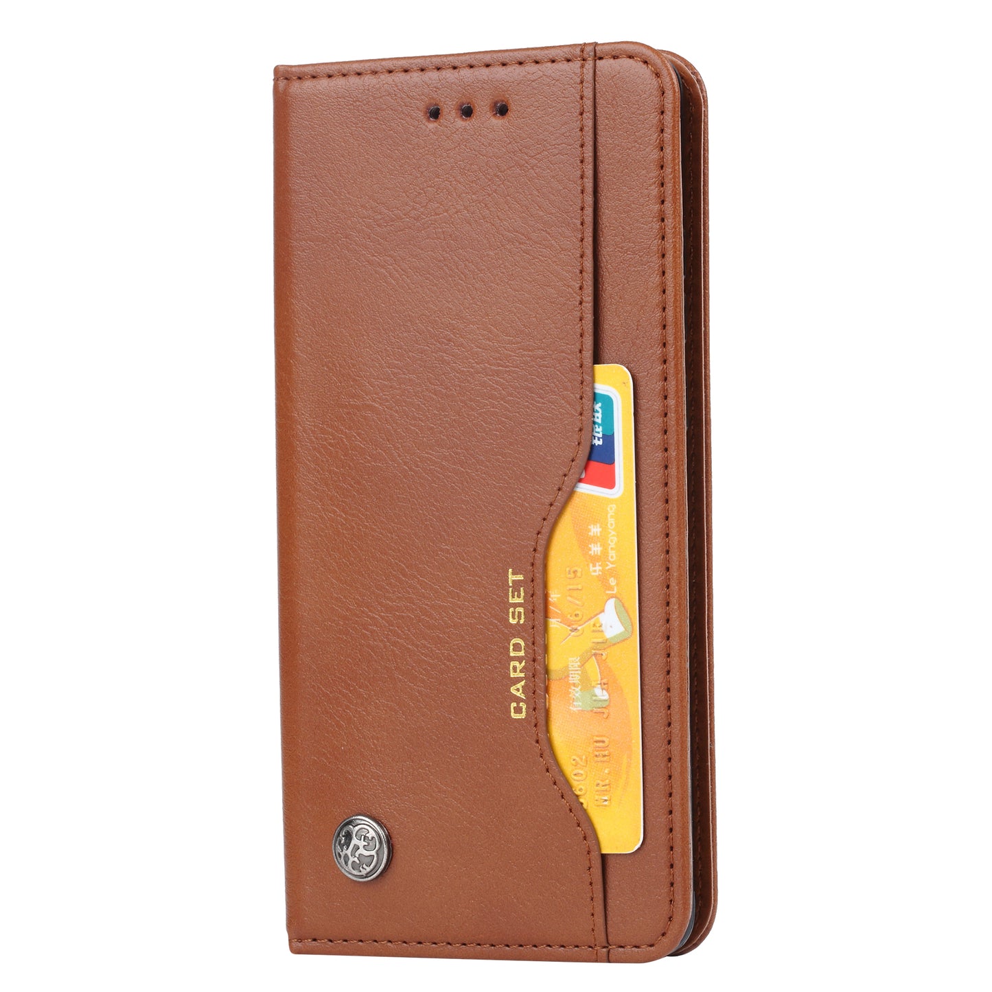 Classical Knead Leather Galaxy A41s Case with Notes Pocket