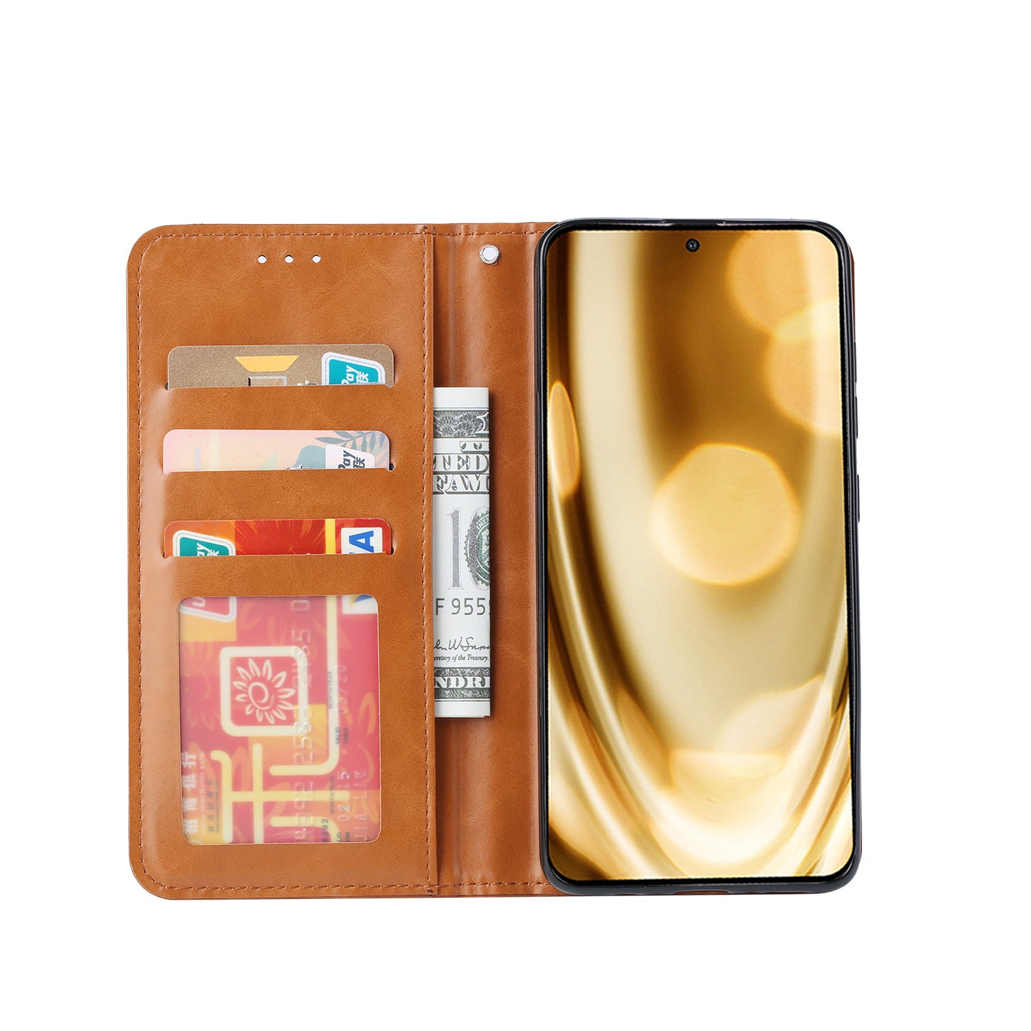 Classical Knead Leather Galaxy A41 Case with Notes Pocket