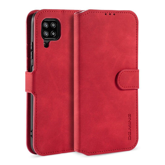 Retro Leather Edge Galaxy A42 Case with Hand Strap