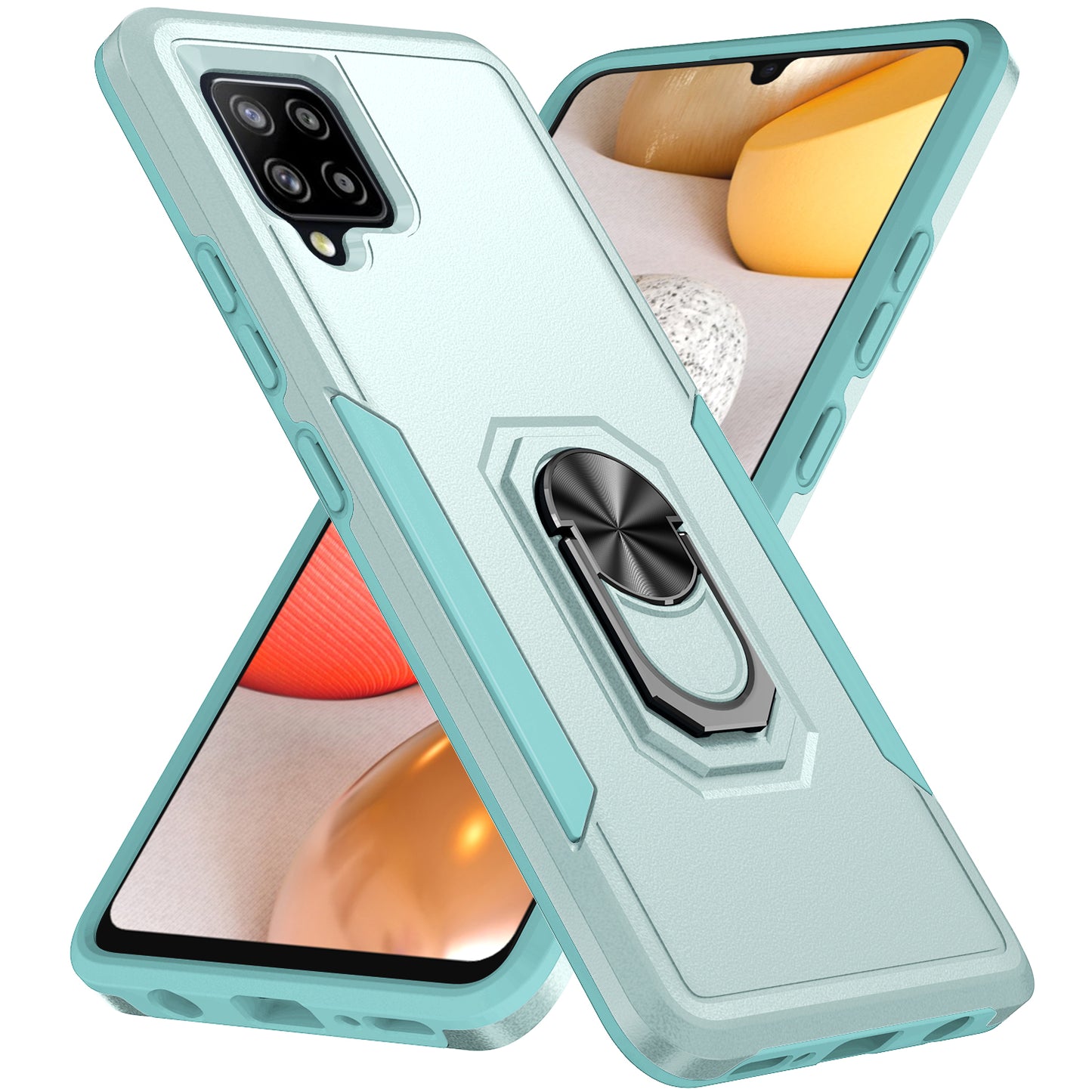 Pioneer Galaxy A42 Case Rotating Ring Stand