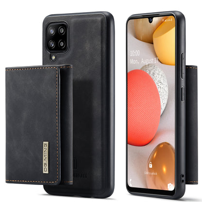 Retro Detachable Fold Wallet Galaxy A42 Case Magnetic Clip