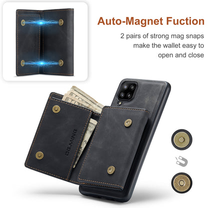 Retro Detachable Fold Wallet Galaxy A42 Case Magnetic Clip