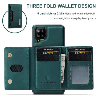 Retro Detachable Fold Card Holder Galaxy A42 Case Magnetic Clip