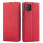 Illusion Slim Retro Leather Galaxy A42 Case Magnetic