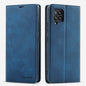 Illusion Slim Retro Leather Galaxy A12 Case Magnetic