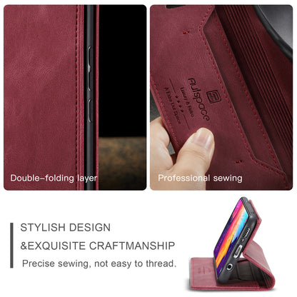 Luxury Retro Leather Galaxy A50s Case Magnetic Buckle RFID