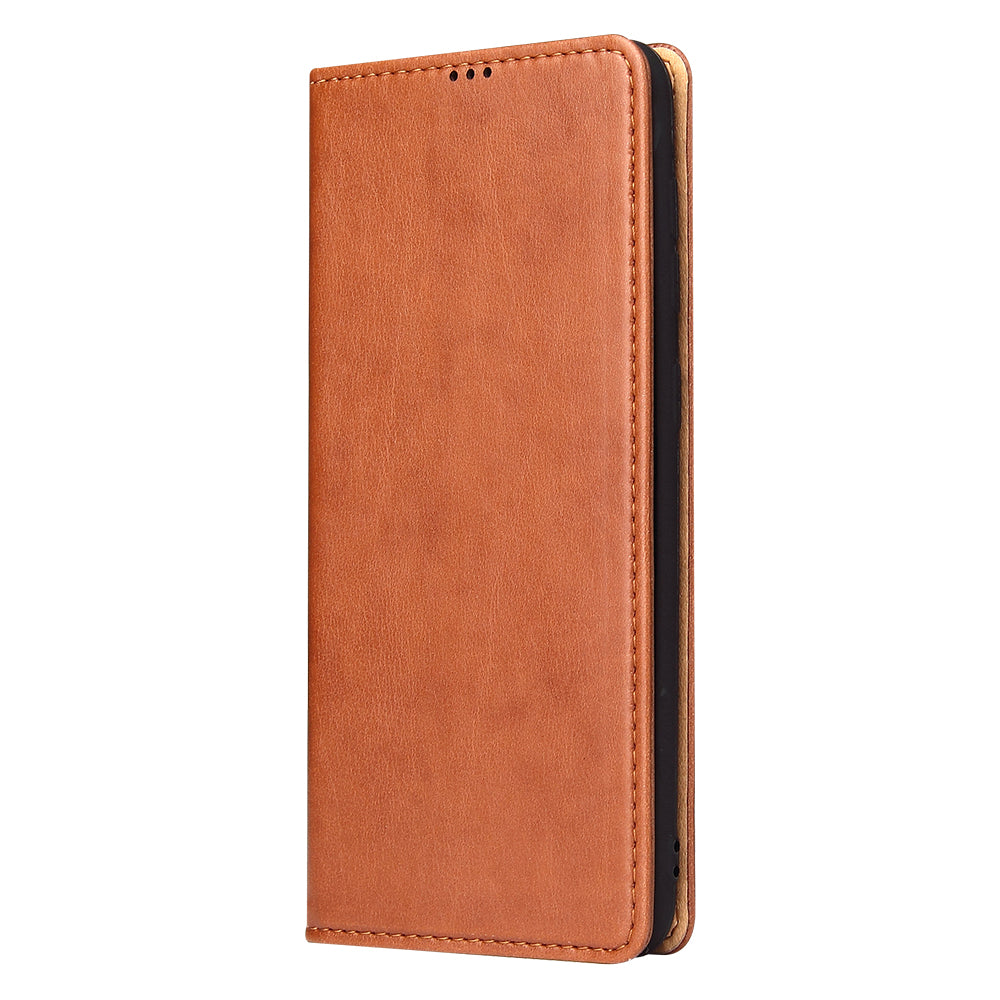 PU Leather Galaxy A50 Case Wallet Stand Texture Deluxe