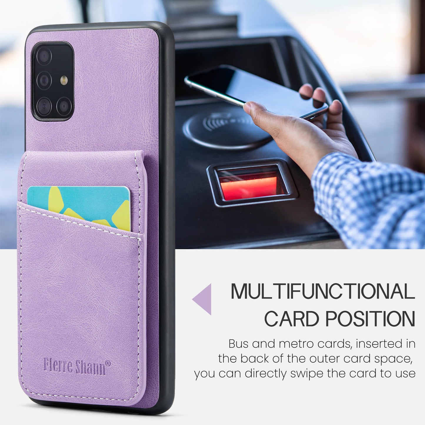 Paging Card Holder Galaxy A71 Case Flip Multifunction