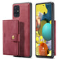 Magnetic Detachable Card Holder Galaxy A51 Case Leather Flip