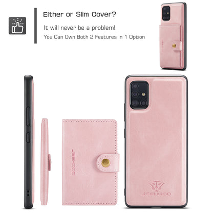 Magnetic Detachable Card Holder Galaxy A51 Case Leather Flip