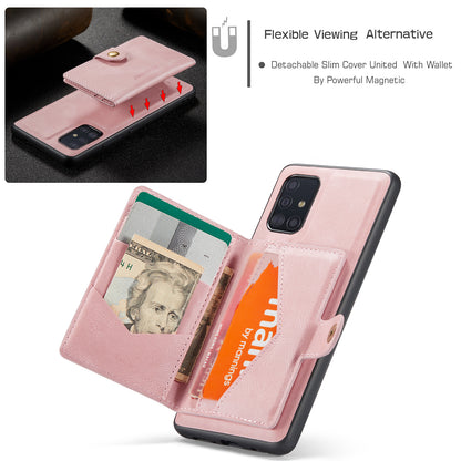 Magnetic Detachable Card Holder Galaxy A51 Case Leather Flip