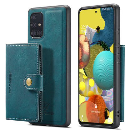 Magnetic Detachable Card Holder Galaxy A51 Case Leather Flip