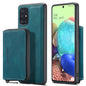 Magnetic Removable Zipper Wallet Galaxy A51 Case Leather Back