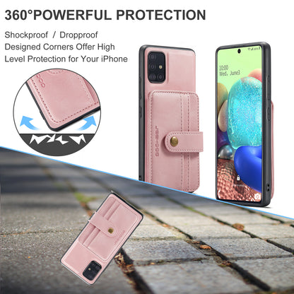 Powerful Magnetic Card Holder Galaxy A51 Case Detachable