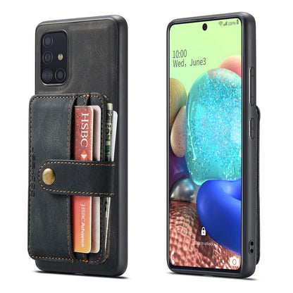 Powerful Magnetic Card Holder Galaxy A51 Case Detachable