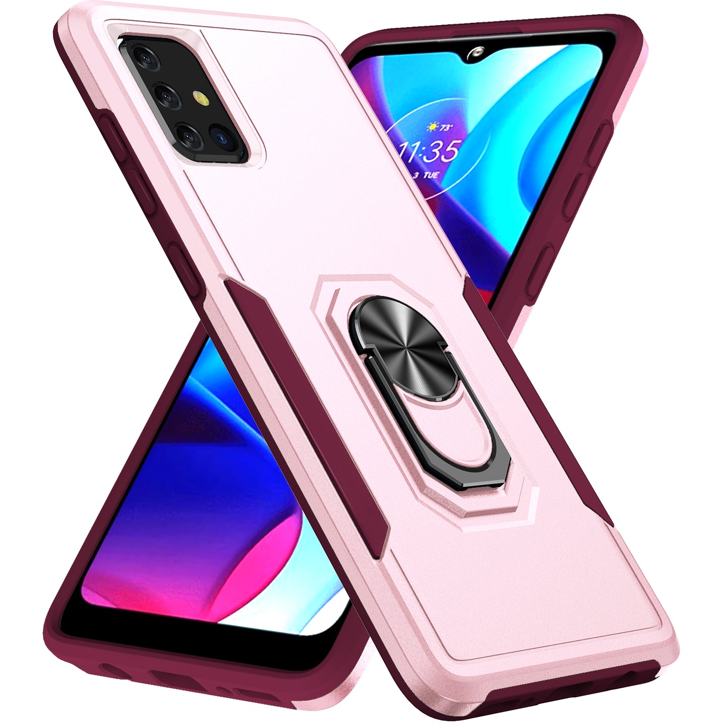 Pioneer Galaxy A51 Case Rotating Ring Stand