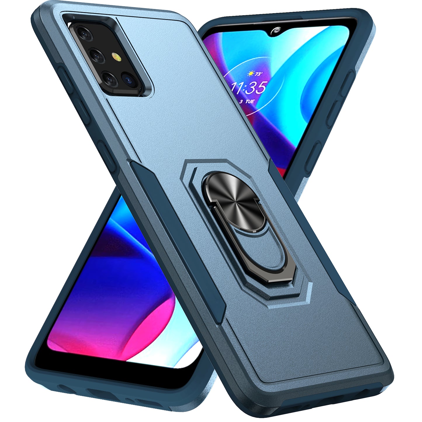 Pioneer Galaxy A51 Case Rotating Ring Stand