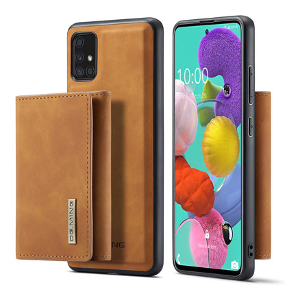 Retro Detachable Fold Wallet Galaxy A51 Case Magnetic Clip