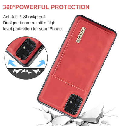 Retro Detachable Fold Wallet Galaxy A51 Case Magnetic Clip