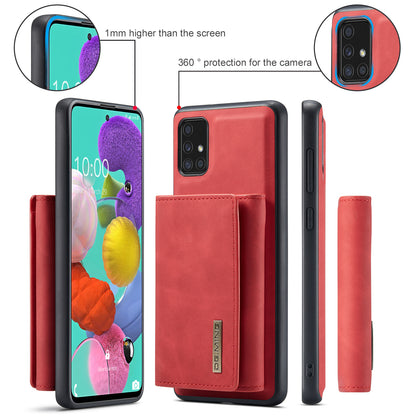 Retro Detachable Fold Wallet Galaxy A51 Case Magnetic Clip