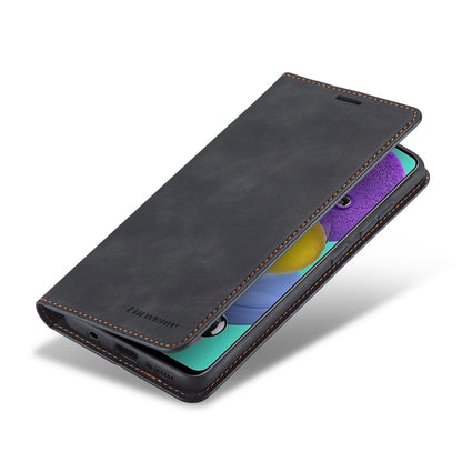 Illusion Slim Retro Leather Galaxy A71 Case Magnetic