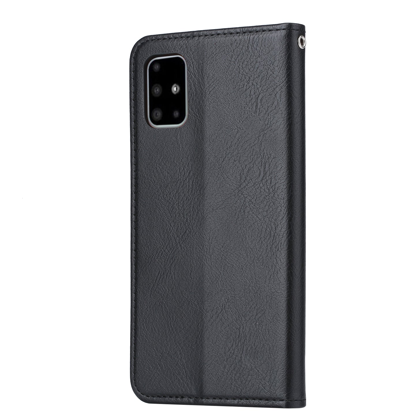 Classical Knead Leather Galaxy A51 Case with Notes Pocket