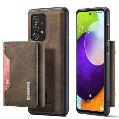 Retro Detachable Fold Card Holder Galaxy A52s Case Magnetic Clip