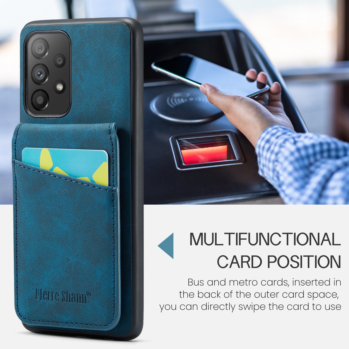 Paging Card Holder Galaxy A73 Case Flip Multifunction