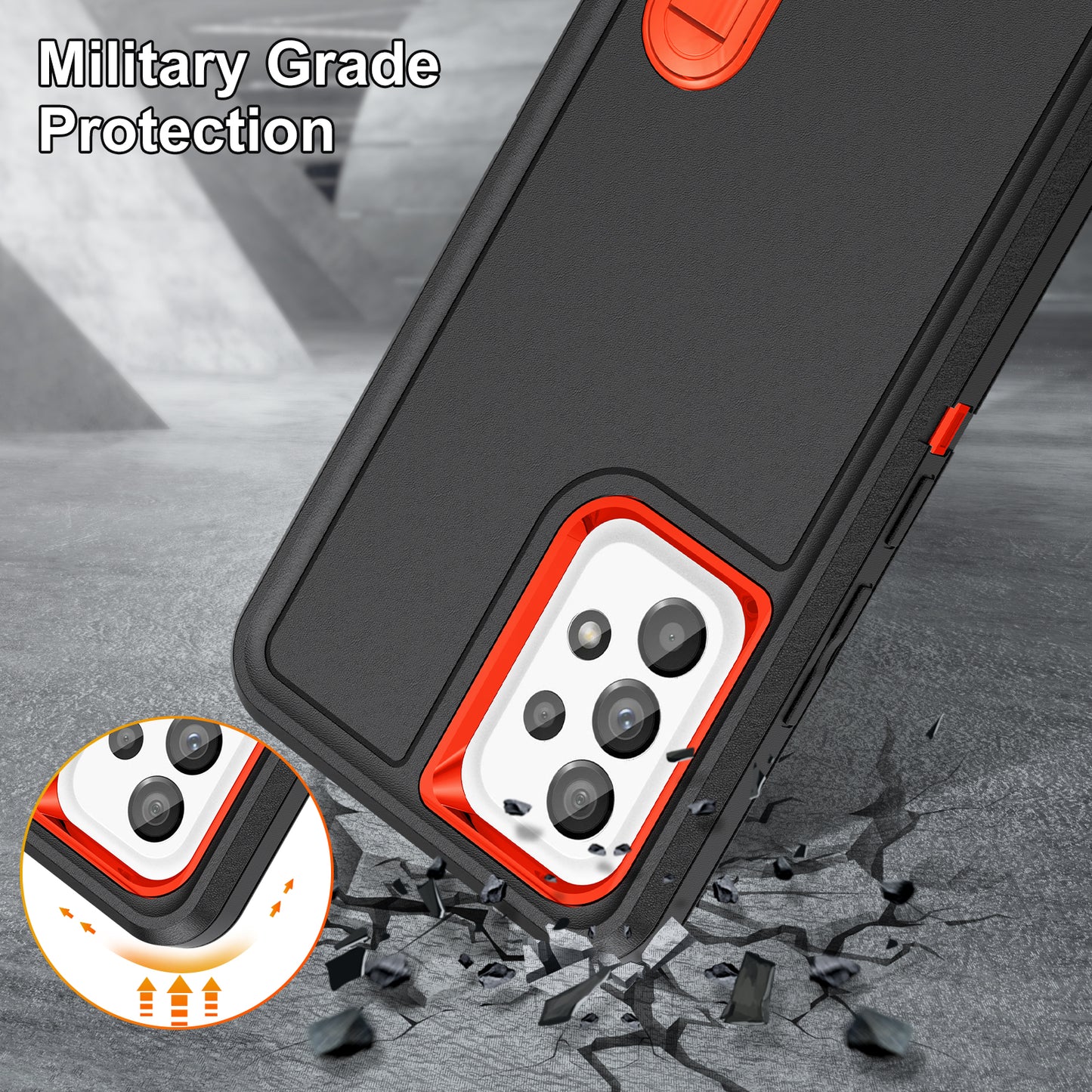 Defender Stand Galaxy A53 Case Military Protection