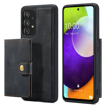 Magnetic Detachable Card Holder Galaxy A53 Case Leather Flip