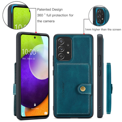 Magnetic Detachable Card Holder Galaxy A53 Case Leather Flip