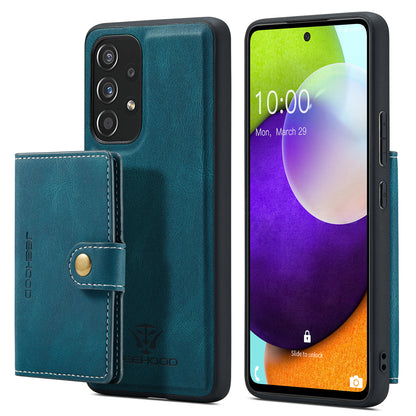 Magnetic Detachable Card Holder Galaxy A53 Case Leather Flip