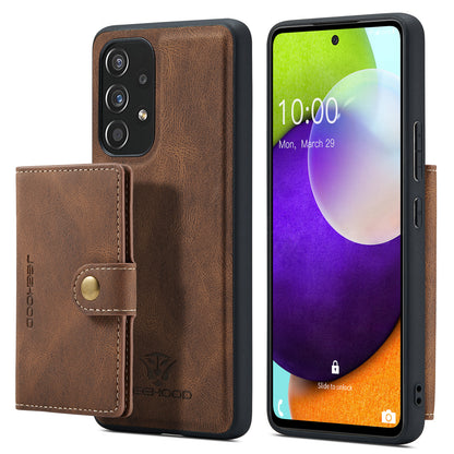 Magnetic Detachable Card Holder Galaxy A53 Case Leather Flip