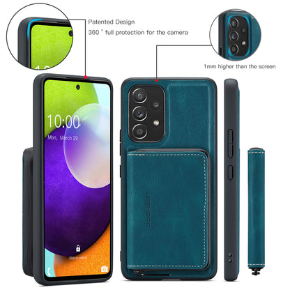 Magnetic Removable Zipper Wallet Galaxy A53 Case Leather Back