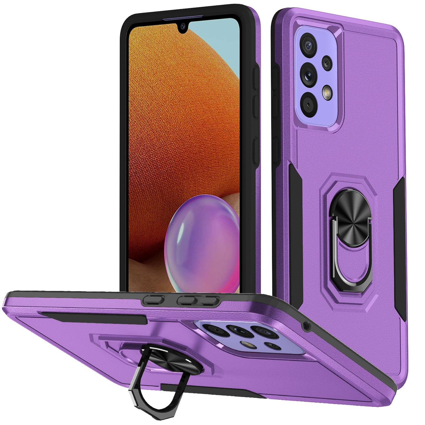 Pioneer Galaxy A53 Case Rotating Ring Stand