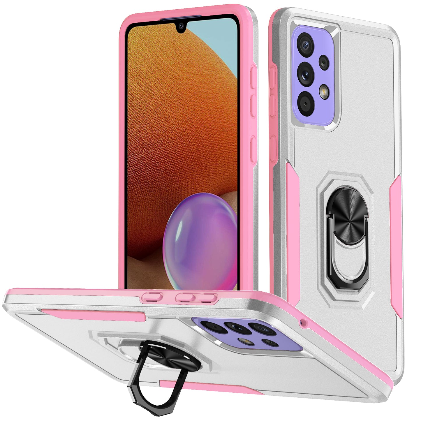 Pioneer Galaxy A53 Case Rotating Ring Stand