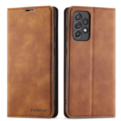 Illusion Slim Retro Leather Galaxy A33 Case Magnetic