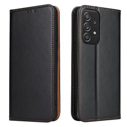 PU Leather Galaxy A53 Case Wallet Stand Texture Deluxe