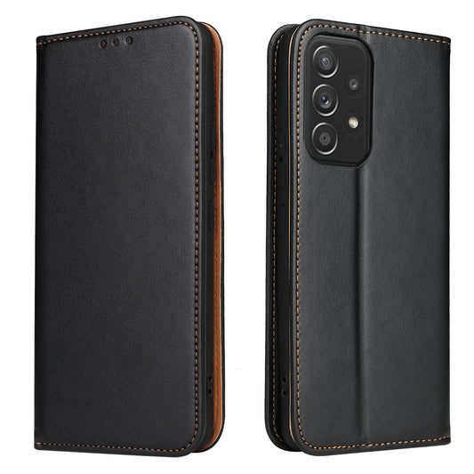 PU Leather Galaxy A53 Case Wallet Stand Texture Deluxe