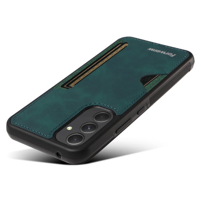 Insert Card Slot Leather Skin Galaxy A54 Case Back