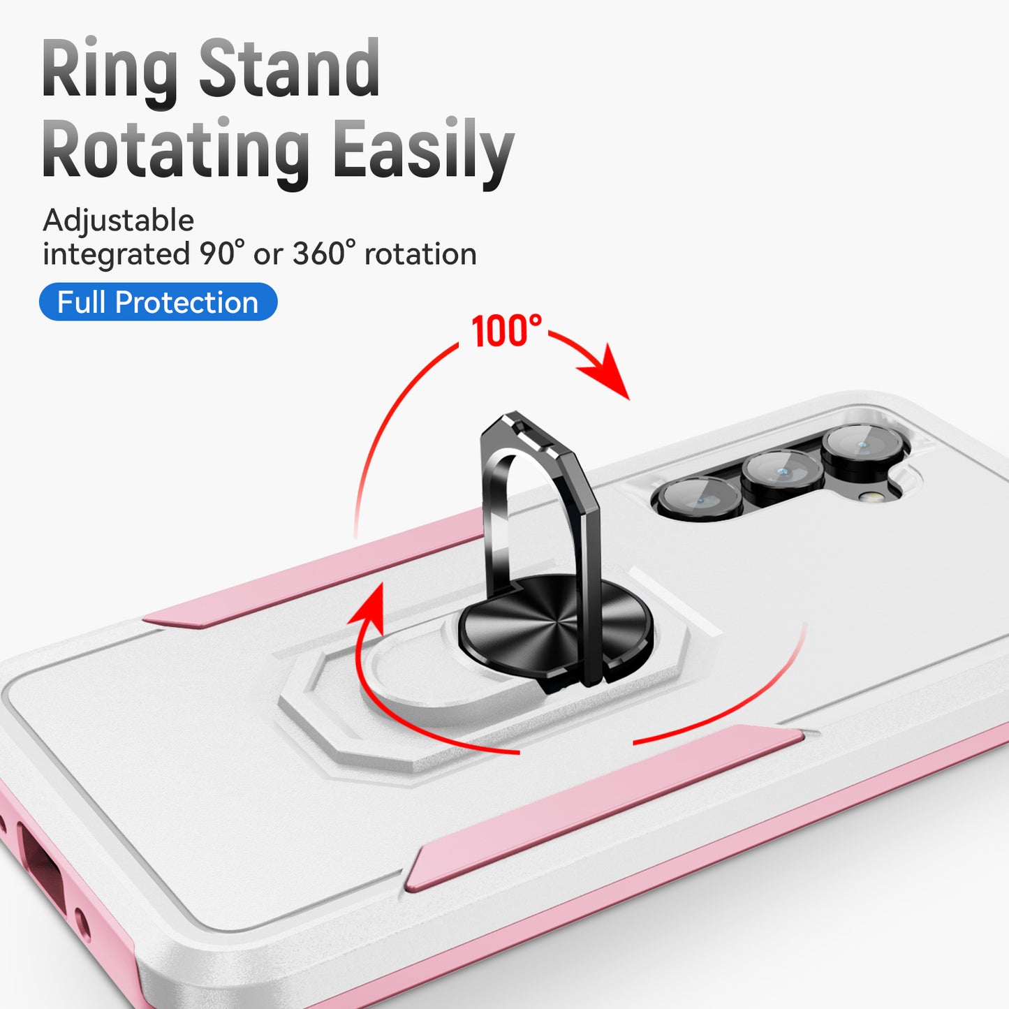 Pioneer Galaxy A54 Case Rotating Ring Stand