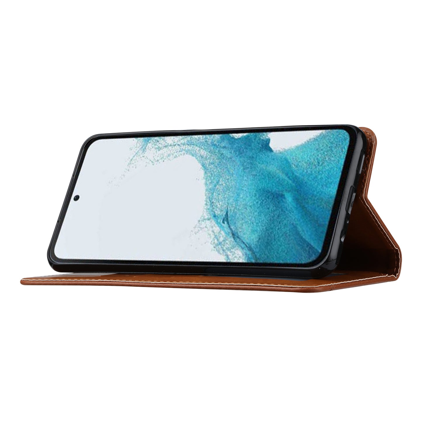 Classical Knead Leather Galaxy A54 Case with Notes Pocket