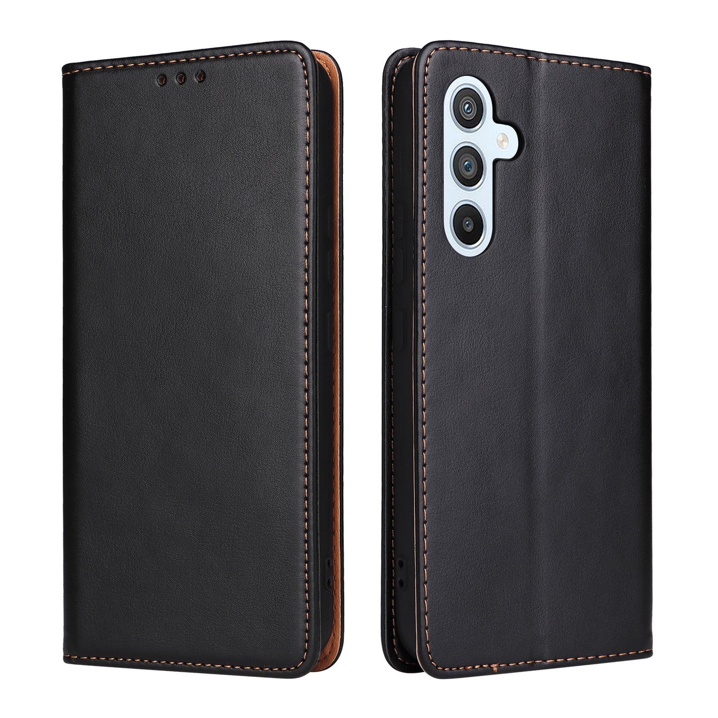 PU Leather Galaxy A54 Case Wallet Stand Texture Deluxe