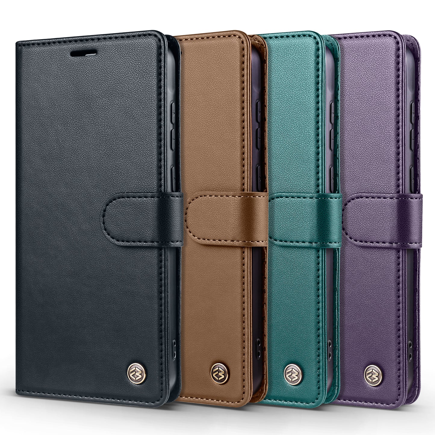 Gorgeous Wallet Leather Galaxy A55 Case Stand