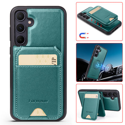 Detachable 2-in-1 Leather Card Bag Galaxy A15 Case Magnetic