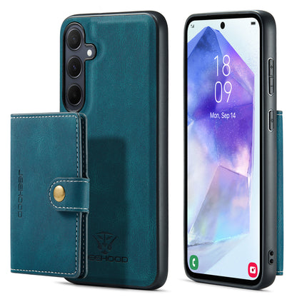 Magnetic Detachable Card Holder Galaxy A55 Case Leather Flip