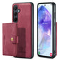 Magnetic Detachable Card Holder Galaxy A55 Case Leather Flip