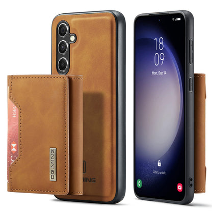 Retro Detachable Fold Card Holder Galaxy A55 Case Magnetic Clip